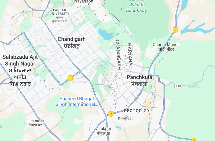 Geofence location map